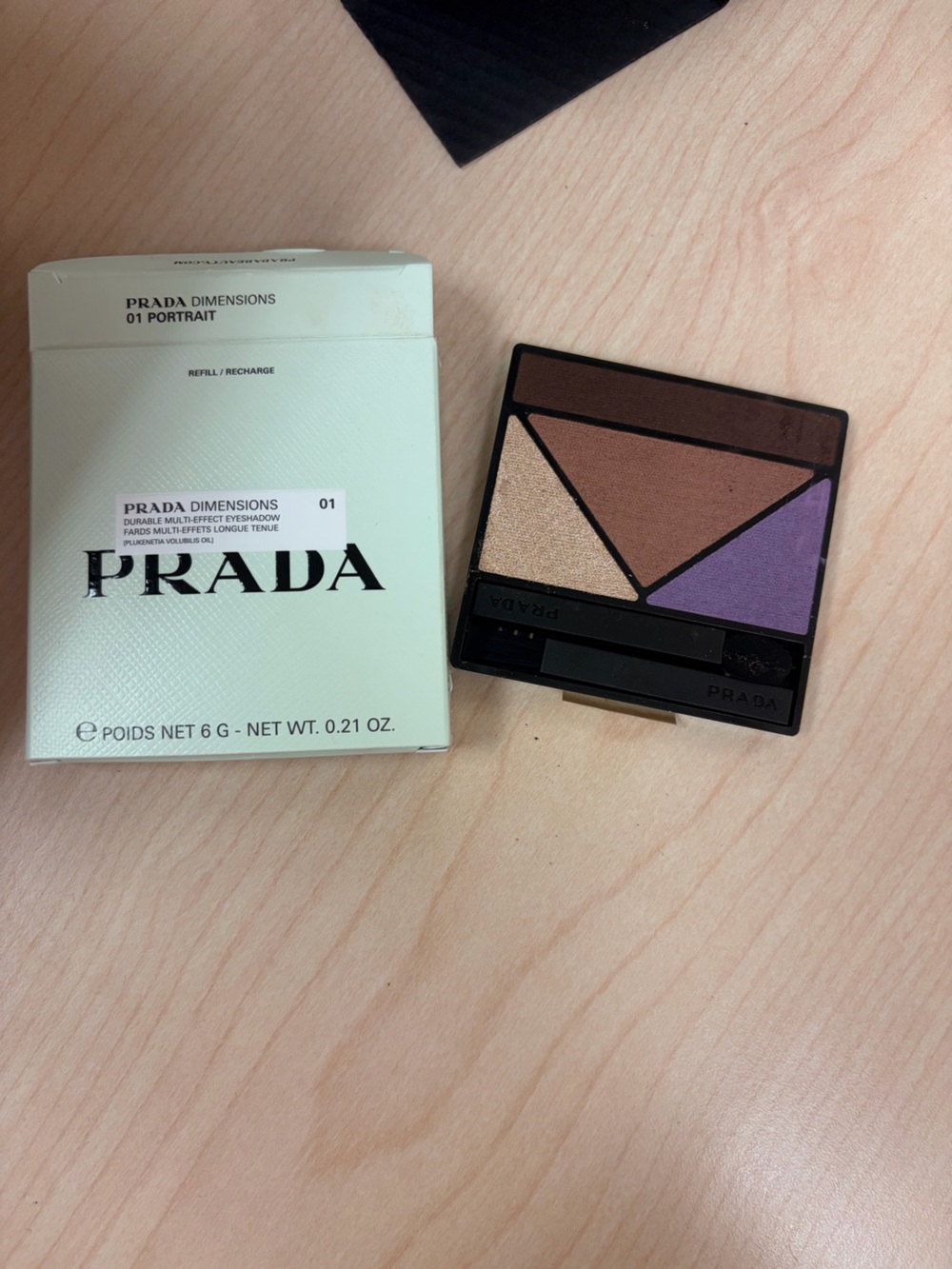 PRADA Dimensions Multi-Effect  Eyeshadow Palette 01 PORTRAIT Refill 6g RARE NEW